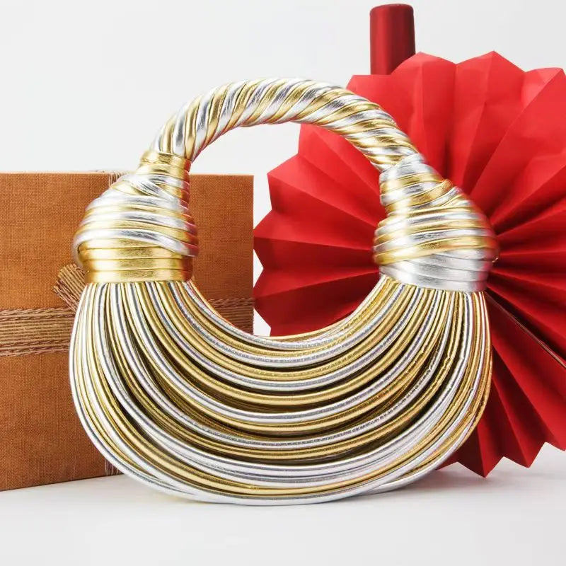 2025 New Gold Luxury Handbag for Women – Elegant Designer-Style Evening Bag