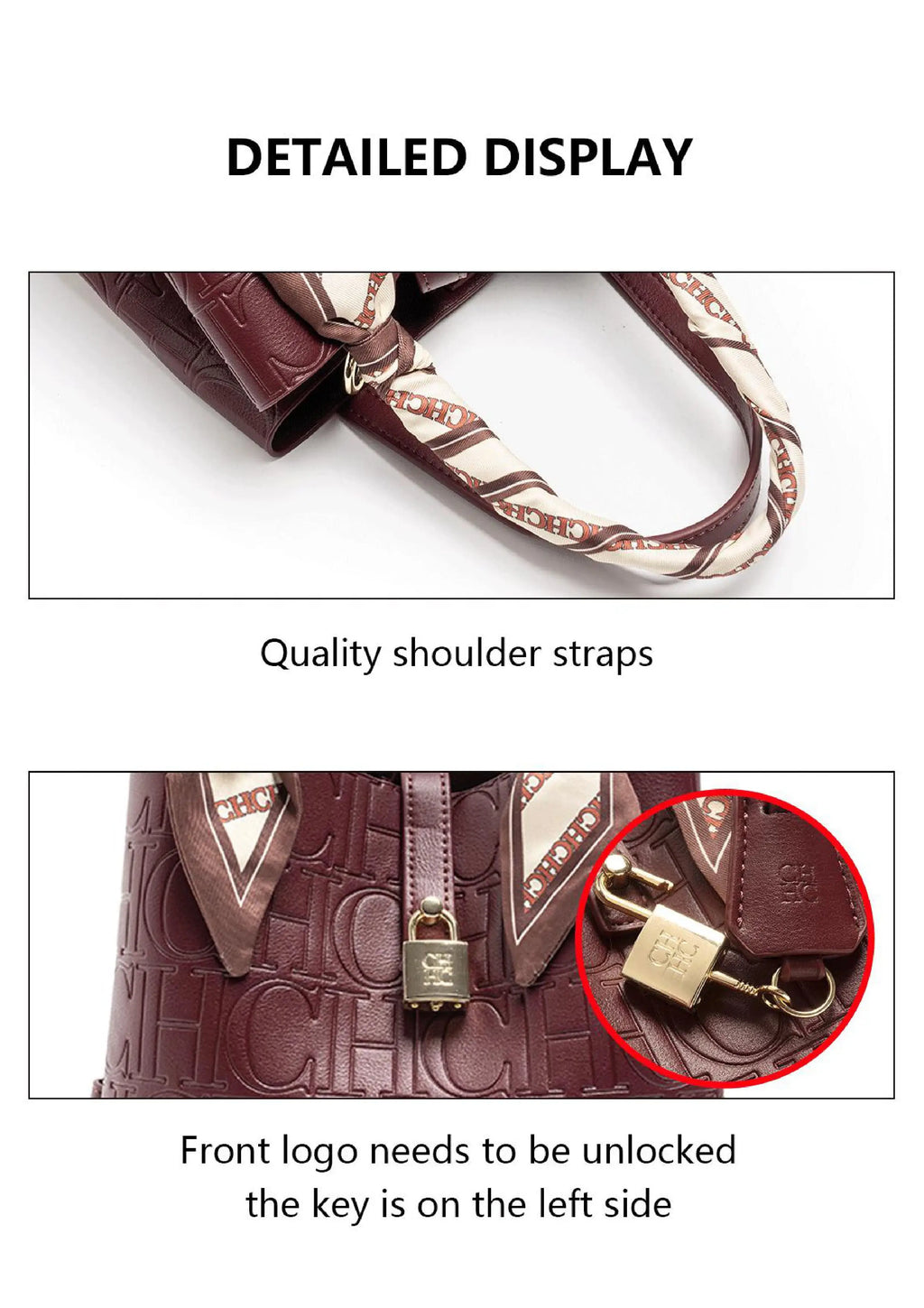 CH Large Capacity Luxury-Style Handbag for Women – Designer-Inspired Shoulder Bag