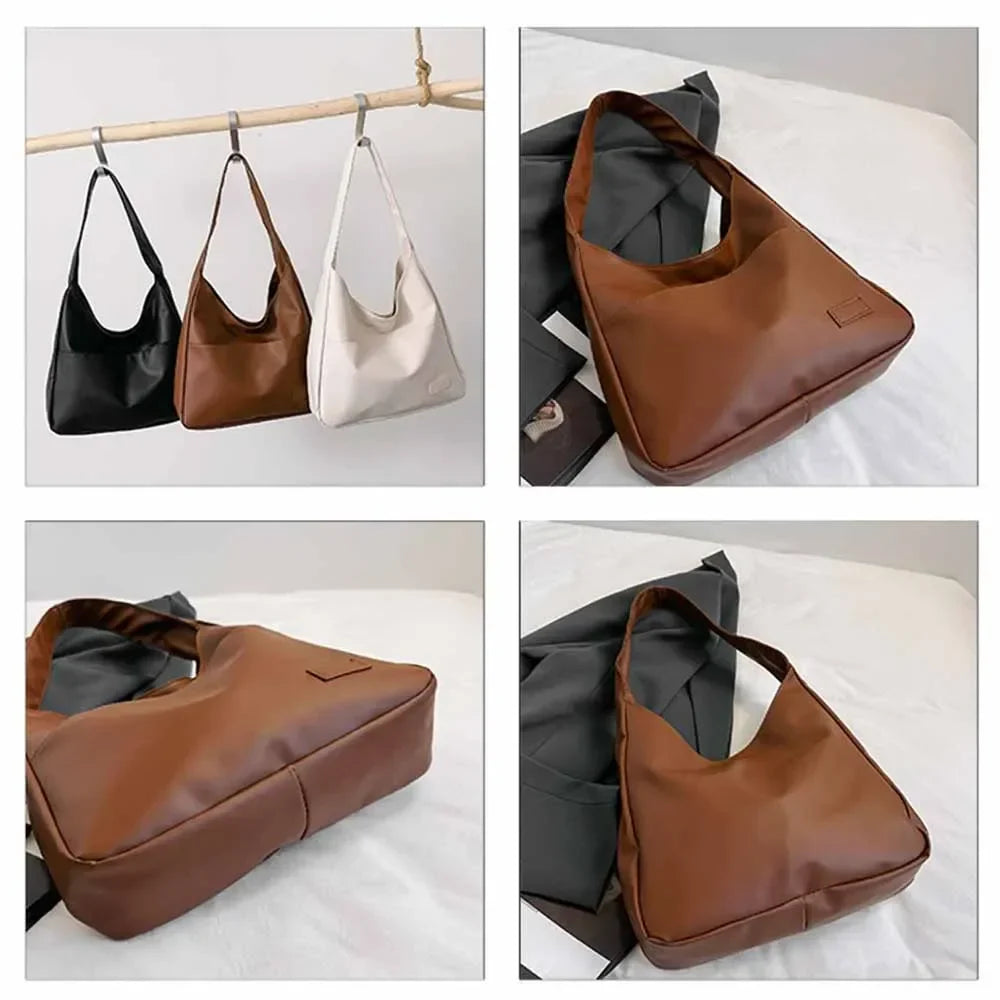 Simple Casual Retro Shoulder Bag for Women – Vintage-Inspired Everyday Handbag