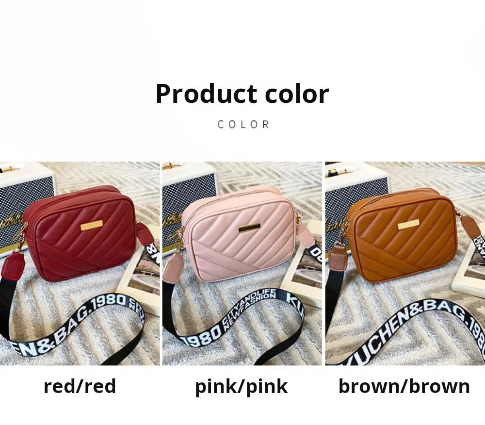 Women's High Quality PU Leather Rolling Strip Handbag – Elegant Structured Bag
