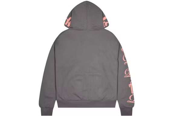 Trapstar Script 2.0 Hoodie grey pink