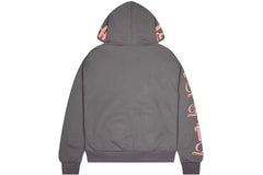 Trapstar Script 2.0 Hoodie grey pink