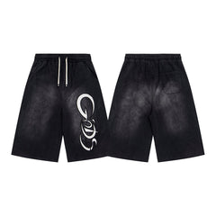 Graffiti Graphic Sweat Shorts